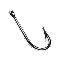 Ooliganpress fishhook ooliganpress ooliganbooks ooligan Sticker