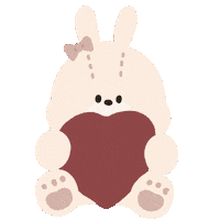 Heart うさぎ Sticker