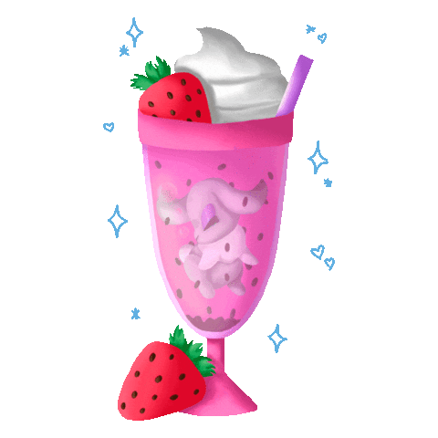 Sandyllustration giphyupload food pink red Sticker