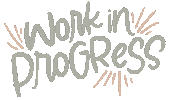 Work In Progress Project Sticker