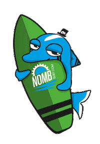 nombsurf happy in love surfing stoned Sticker