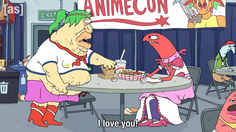 I Love You Cosplay GIF by Adult Swim