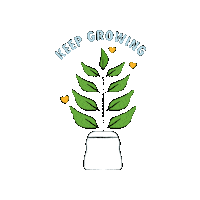 lunadelsur nice hearts positive plant Sticker