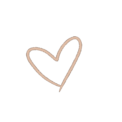 Heart Hand Drawn Sticker by lucaandgrae