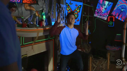 adam devine dancing GIF