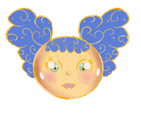 LinixArtGallery art illustration kawaii blue Sticker