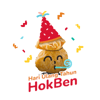 HokBen hokben ulang tahun hokben hokben birthday hokben 37 Sticker