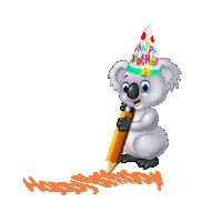 Happy Birthday Party Sticker