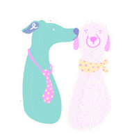 Italian Greyhound Love Sticker