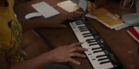 kiersey clemons keyboard GIF by Gunpowder & Sky