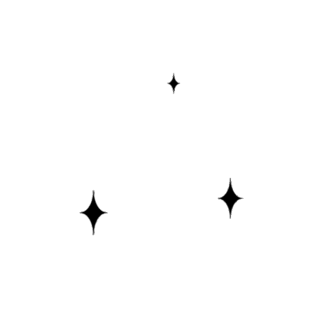 Black Star Space Sticker