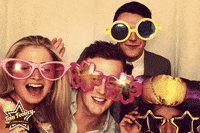 tomfoolerybooth fun birthday photobooth props GIF