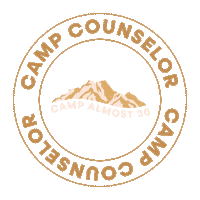 Almost30 Campcounselor Sticker by Almost 30 Podcast