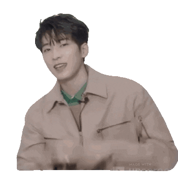 Pointing Wonu Sticker by pipedpie