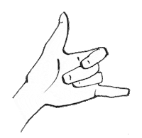 margotlecointre cool hand hands surf Sticker
