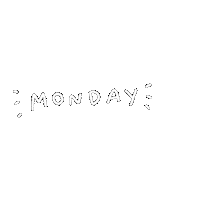 Happy Monday Sticker