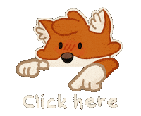 Fox Click Sticker