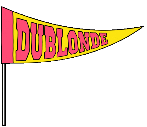 Rock N Roll Logo Sticker by Du Blonde