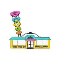 50S Pittsburgh Sticker by Valliant's Diner