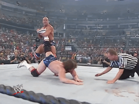 Kurt Angle Wrestling GIF by WWE