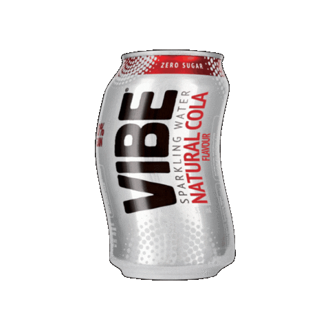 vibedrinksco giphygifmaker vibe soda cola Sticker