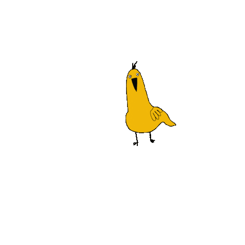 Yellow Bird Sticker