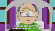 sorry mr. herbert garrison GIF by South Park 
