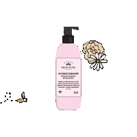 AbejaReyna honey flores shampoo bees Sticker
