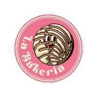 Mexican Food Concha Sticker by La Bakeria Bakeshop LTD
