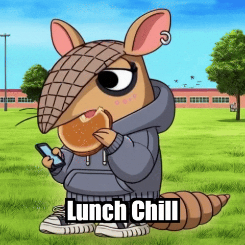 Lunch Armadillo GIF by Chillo Dillo