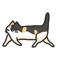Cat Sticker by bunny_is_moving
