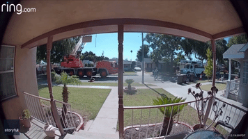 Crane Collapse Injures One and Damages Several Homes in Long Beach