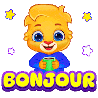 Good Morning Hello Sticker by Lucas and Friends by RV AppStudios
