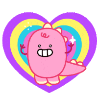 Lets Go Love Sticker by DINOSALLY