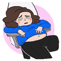 kinkarobotina cartoon yay tired comic Sticker