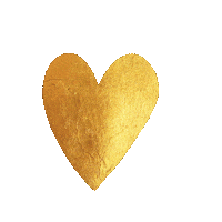 Golden Heart Sticker by ROSEGOLD Paris