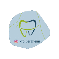 kfobergheim dentistry zahn bergheim zahnspange Sticker
