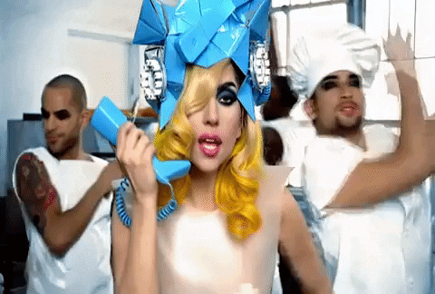 music video call GIF by Lady Gaga