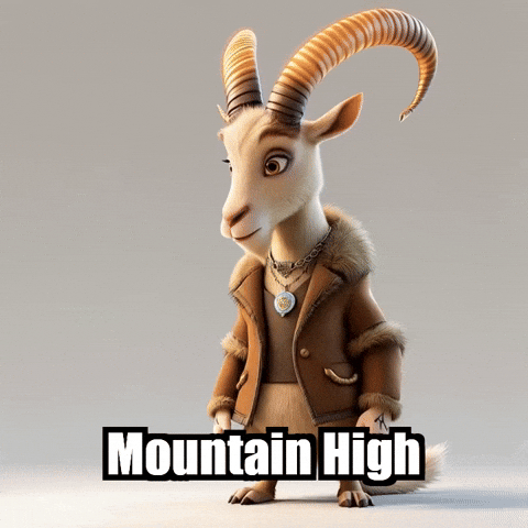 Mountain High Wisdom GIF by Radiantelope