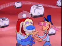 Ren And Stimpy Nicksplat GIF by NickRewind