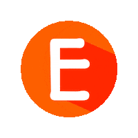 Orange Abc Sticker