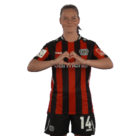 I Love You Heart Sticker by Bayer 04 Leverkusen