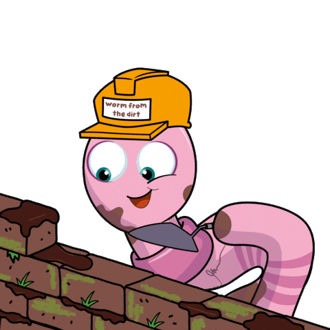 Working Down To Earth Sticker by VeeFriends