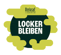 releafliquids cbd vaping dampfen lockerbleiben Sticker