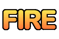 Burning On Fire Sticker