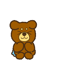 clipartaiwanga1010 happy cute bear taiwan Sticker