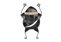 Dancing Ninja Dance Sticker by HITRECORD