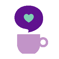 visionfack coffee cup goodmorning te Sticker