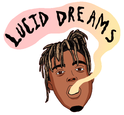 Smoke Lucid Dreams Sticker by Juice WRLD