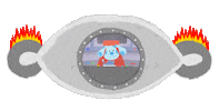 Happy Blues Clues Sticker by Cartuna